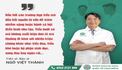 [CẢNH BÁO] Tiểu buốt có mủ 85% nguy cơ mắc bệnh lậu