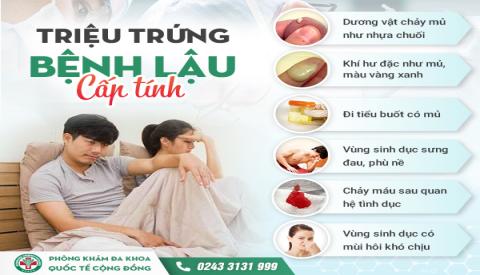 Triệu chứng bệnh lậu cấp tính và mãn tính không nên chủ quan