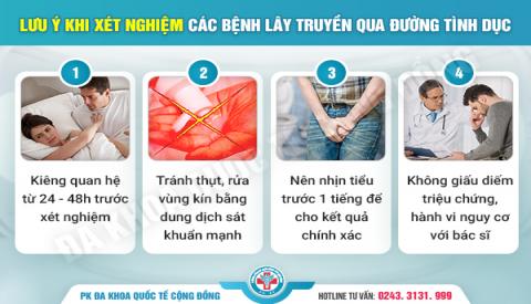 Lưu &yacute; trước khi x&eacute;t nghiệm bệnh STD bạn kh&ocirc;ng n&ecirc;n bỏ qua!
